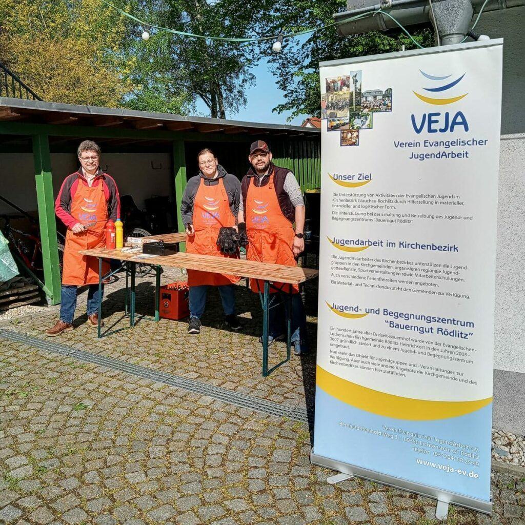 Im Einsatz beim grillen